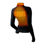 FlexCore Women's Heated Base Layer Shirt - Dual Control - side view | Silarius