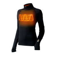FlexCore Women's Heated Base Layer Shirt - Dual Control - front view | Silarius