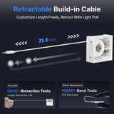 Gitryin Retractable 40W Charger for 3C Devices - rear view | Silarius