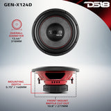 GEN-X 12' Subwoofer 450 Watts Rms DVC 4-Ohm - detail view | Silarius