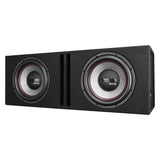 Dual 12' Loaded Subwoofer Ported Enclosure With GEN-X124D 900 Watts RMS - rear view | Silarius