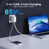 Gitryin Retractable 65W Fast Charger for 3C Devices - detail view | Silarius