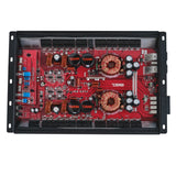 HOOLIGAN KO Full Range Class D 4-Channel Amplifier 4 x 300 Watts Rms @ 4-Ohm Made In Korea - side view | Silarius