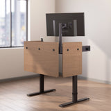 Heckler H920C-WT Lectern 4U with Sit/stand Components - White