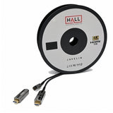 Hall CHD-JAV4K-DE25 Javelin 4K Plenum Optical HDMI Cable with Detachable Ends, 25m