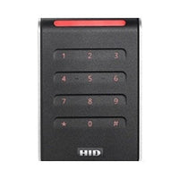 HID 40KNKS-00-002M0Y Signo 40K Contactless Smartcard Keypad Reader, Pigtail, Mobile Ready, Wall Switch Mount, Black / Silver