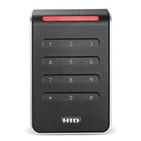 HID 40KTKS-00-00MKTL Signo 40K Contactless Smartcard Keypad Reader, Terminal Strip Connection, Standard Profile, 00MKTL Configuration, Black with Silver Trim