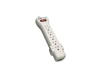 Eaton Tripp Lite SUPER-7 Protect It 7-Outlet Surge Protector, 7 ft. Cord with Right-Angle Plug, 2160 Joules, Diagnostic LEDs