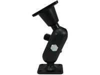 Havis DBM-1100-KS-0102 Dual Ball Mount with 1.00in Knob-Style Standard Housing, One Standard AMPS Plate & One Long AMPS Plate