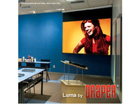 Draper 207205 LUMA, 100, HDTV, MATT WHITE