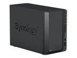 Synology DS223 DiskStation DS223 - 2-Bay NAS Storage Enclosure - Desktop - Quad-core - 1.7GHz - RTD1619B - Quad-Core - 2GB RAM - 1 x RJ-45 1GbE LAN Port