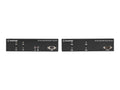 Black Box KVXLCF-200-R2 KVM Extender Kit Over Fiber - Dual-Monitor, DVI-D, USB 2.0, Audio, Serial, Local Video Out, SFP Port