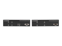 Black Box KVXLCF-200-R2 KVM Extender Kit Over Fiber - Dual-Monitor, DVI-D, USB 2.0, Audio, Serial, Local Video Out, SFP Port