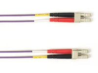 Black Box FOLZHM4-LCLC-VT-13 OM4 MM FO Patch Cable Duplx, Lszh, Violet, LCLC 13 FT
