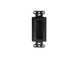 Sanus SA-IWCM1-B1 Cable Access Wall Plate, black