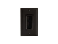 Sanus SA-IWCM1-B1 Cable Access Wall Plate, black