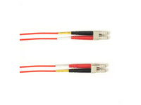 Black Box FOCMRM4-LCLC-RD-50 OM4 MM FO Patch Cable Duplx, PVC, RED, LCLC / OM4 MM FO Patc, 50 Feet