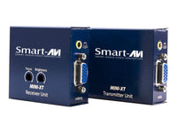 SmartAVI MINI-XTS 1-Port VGA Extender with Audio over Cat5e6. Includes Mini-XT-RX, Mini-XT-TX, 2xPS5VDC2A