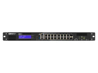 QNAP QGD-1600-8G-US 16-PORT 1GbE Switch with 2 RJ45 and SFP+ Combo Port with Intel Celeron J411 Processor and 8GB DDR4 RAM NAS