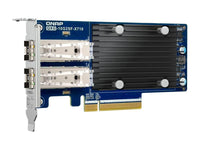 QNAP QXG-10G2SF-X710 DUAL-PORT SFP+ 10GbE Network Expansion Card, LOW-PROFILE Form Factor, PCIE GEN3 X8