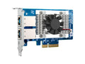 QNAP QXG-10G2T DUAL-PORT Baset 10GbE Network Expansion Card, LOW-PROFILE Form Factor, PCIE GEN3 X4, Aquantia AQC107