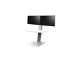 Humanscale QSE2DMW QS Eco 2.0, Dual Monitor, White