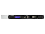 QNAP QGD-1602-C3758-16GB-US 16- Port Switch Intel Atom C3758 8C 2.2 GHz Processor, 16GB DDR4 Sodimm RAM (2 X Sodimm Slot Max 64GB) NAS