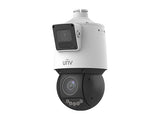 Uniview IPC94144SR-X25-F40C IPC94144SR-X25-F40C,4MP+4MP Starlight IR Intelligence 4 Inch Twin-Lens Dome Union IP Camera