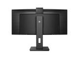 Philips 34B1U5600CH 34" Curved Monitor, LED, Wqhd (3440X1440), USB-C, Webcam