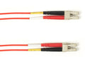 Black Box FOLZHM4-LCLC-RD-26 OM4 MM FO Patch Cable Duplx, Lszh, RED, LCLC / OM4 MM FO PAT, 26 Feet