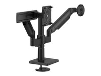 Humanscale X2NTNBBBDSBDSB12 M/flex 2.1 with Bolt-through Mount for DUAL Monitors - Monitor Sliders and 12 POST - Black with Black TRIM