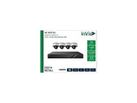 InVid INVID-K164D512 16 Channel NVR with 4 TB +(12) 5-MEGAPIXEL Cameras