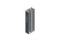 Chatsworth 32620-703 Motive Double-Sided Vertical Cable Manager; 84INH (2133 mm) x 6INW (150 mm) x 23.6IND (600 mm); Black with Black Fingers