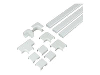 Sanus CCS3KWH 10pc 45in x 1.5in PVC Wht Cabel Org Kit