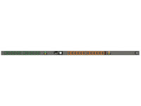 Vertiv VP6N30AU rPDU, Monitored Outlet Level EC, 30A, 208V, 4.9kW, Vertical, (20) Locking IEC C13, (4) Locking IEC C19, 10ft / 3m power cord with L6-30P