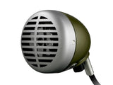Shure 520DX Omnidirectional Dynamic with Volume Control High Z The Green Bullet for Harmonica