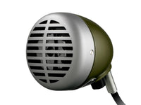 Shure 520DX Omnidirectional Dynamic with Volume Control High Z The Green Bullet for Harmonica