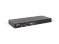 Lantronix EDS5008 10/100/1000 RJ-45 / 100/1000 SFP Combo Ethernet port., 100-240 VAC & 24/48 VDC inputs, 1RU rackmount unit. Contains North American power cord