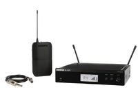 Shure BLX14R-H11 Guitar Wireless System with (1) BLX4R Wireless Receiver, (1) BLX1 Bodypack Transmitter, and (1) WA302 Instrument Cable