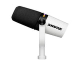 Shure MV7+-W XLR/USB Speech Microphone, White