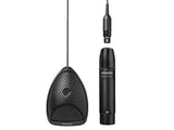 Shure MX391/S Supercardioid - Miniature Black Condenser Boundary Microphone, 12 Attached Cable Detachable preamp with XLR
