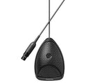 Shure MX391/S Supercardioid - Miniature Black Condenser Boundary Microphone, 12 Attached Cable Detachable preamp with XLR
