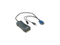 Lantronix SLS200USBX0-02 1 Port Remote KVM-over-IP with USB Connectors; 58 VGA cable