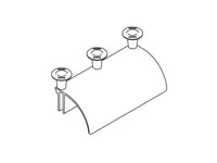 Chatsworth 12101-701 Cable Runway Radius Drop, Stringer; 1.25INW; Black