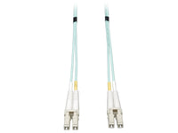 Eaton Tripp Lite N820-01M 10Gb Duplex Multimode 50/125 OM3 LSZH Fiber Patch Cable (LC/LC) - Aqua, 1M (3 ft.)
