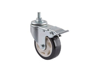 Eaton Tripp Lite DMCCASTER Locking Caster Kit for Rolling TV/Monitor Carts - Heavy Duty, Swivel, 4 in. Diameter, 4 Casters