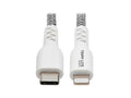 Eaton Tripp Lite M102-003-HD Heavy-Duty USB-C to Lightning Sync/Charge Cable, MFi Certified - M/M, USB 2.0, 3 ft. (0.91 m)