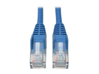 Eaton Tripp Lite N001-002-BL Cat5e 350 MHz Snagless Molded (UTP) Ethernet Cable (RJ45 M/M), PoE - Blue, 2 ft. (0.61 m)