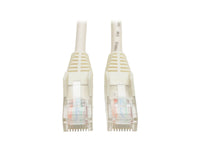 Eaton Tripp Lite N001-003-WH Cat5e 350 MHz Snagless Molded (UTP) Ethernet Cable (RJ45 M/M), PoE - White, 3 ft. (0.91 m)