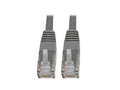 Eaton Tripp Lite N200-006-GY Cat6 Gigabit Molded (UTP) Ethernet Cable (RJ45 M/M), PoE, Gray, 6 ft. (1.83 m)